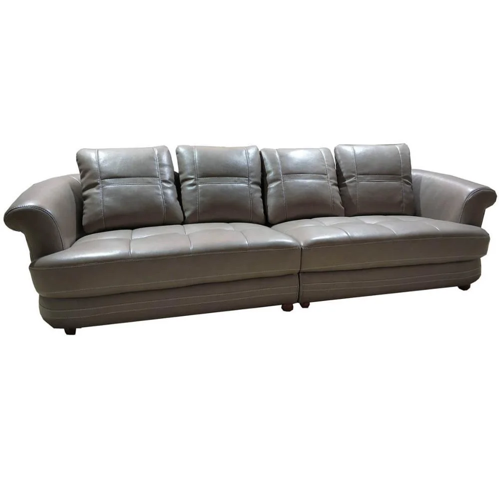 China modern hote leather sofas with button design 1+3+4 seater combination (8056#)