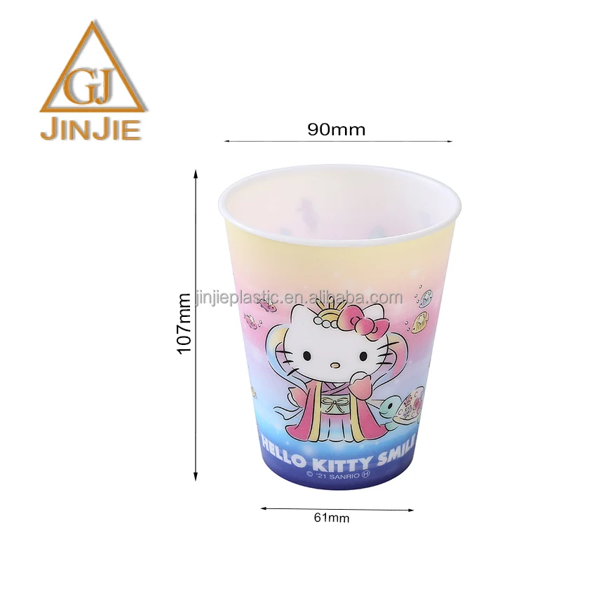 Hot Selling Full Color Printing Cartoon 3D lenticular plastic drinking cup for restaurants 3d model with lid