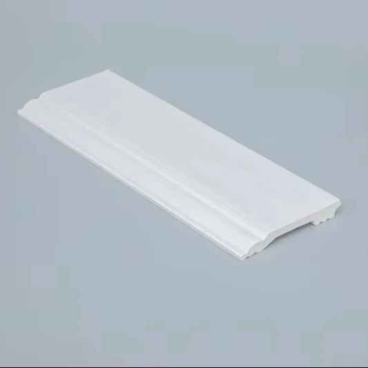 Amer OEM wholesale Buy Cheap Highly Durable Finished White Wall Flooring Vinyl Skirting Board