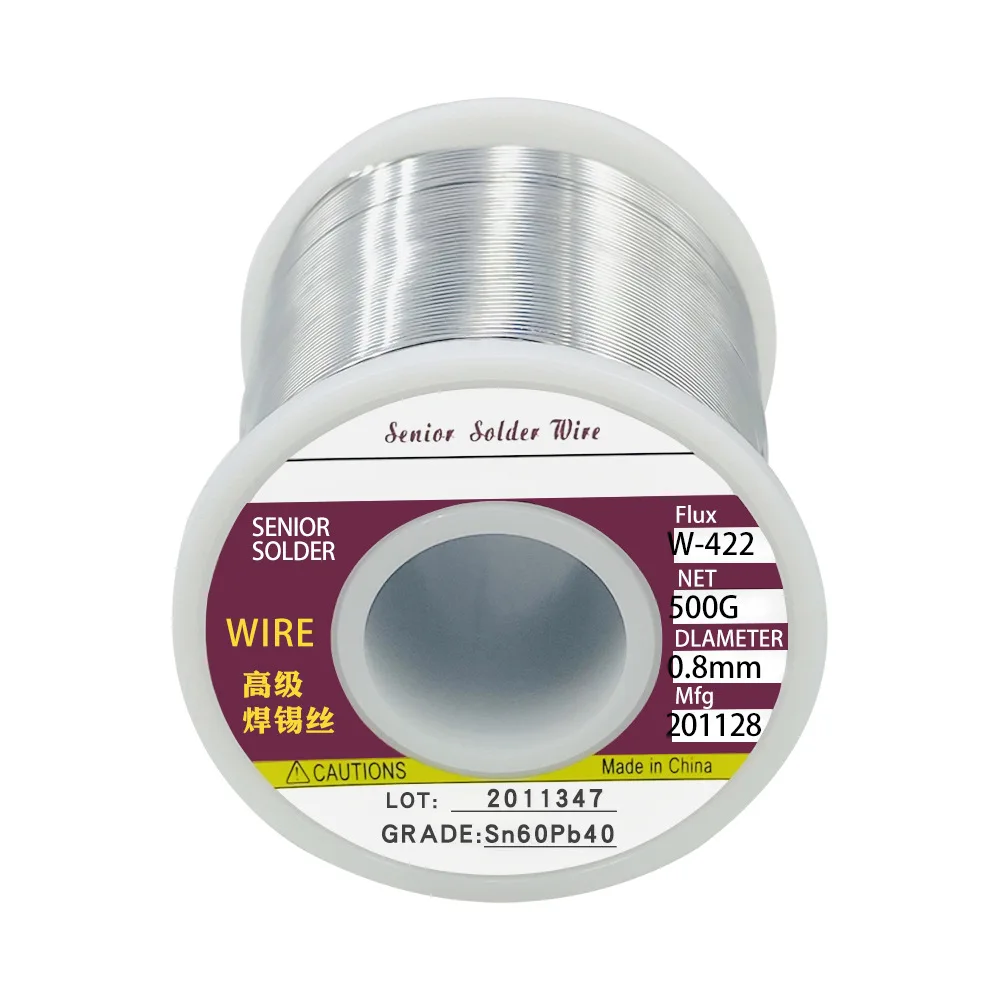 500g High-purity Low-temperature Welding Wire with Lead Solder Ribbon Rosin Household 0.6mm-2.0mm Tin Wire