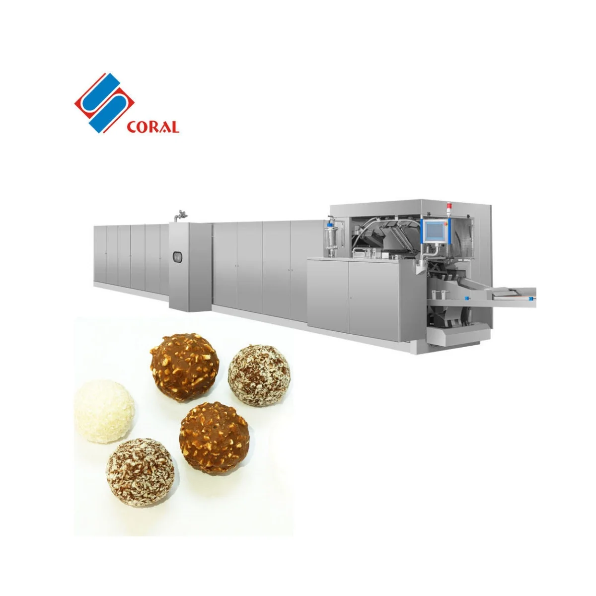 automatic chocolate ball wafer production line