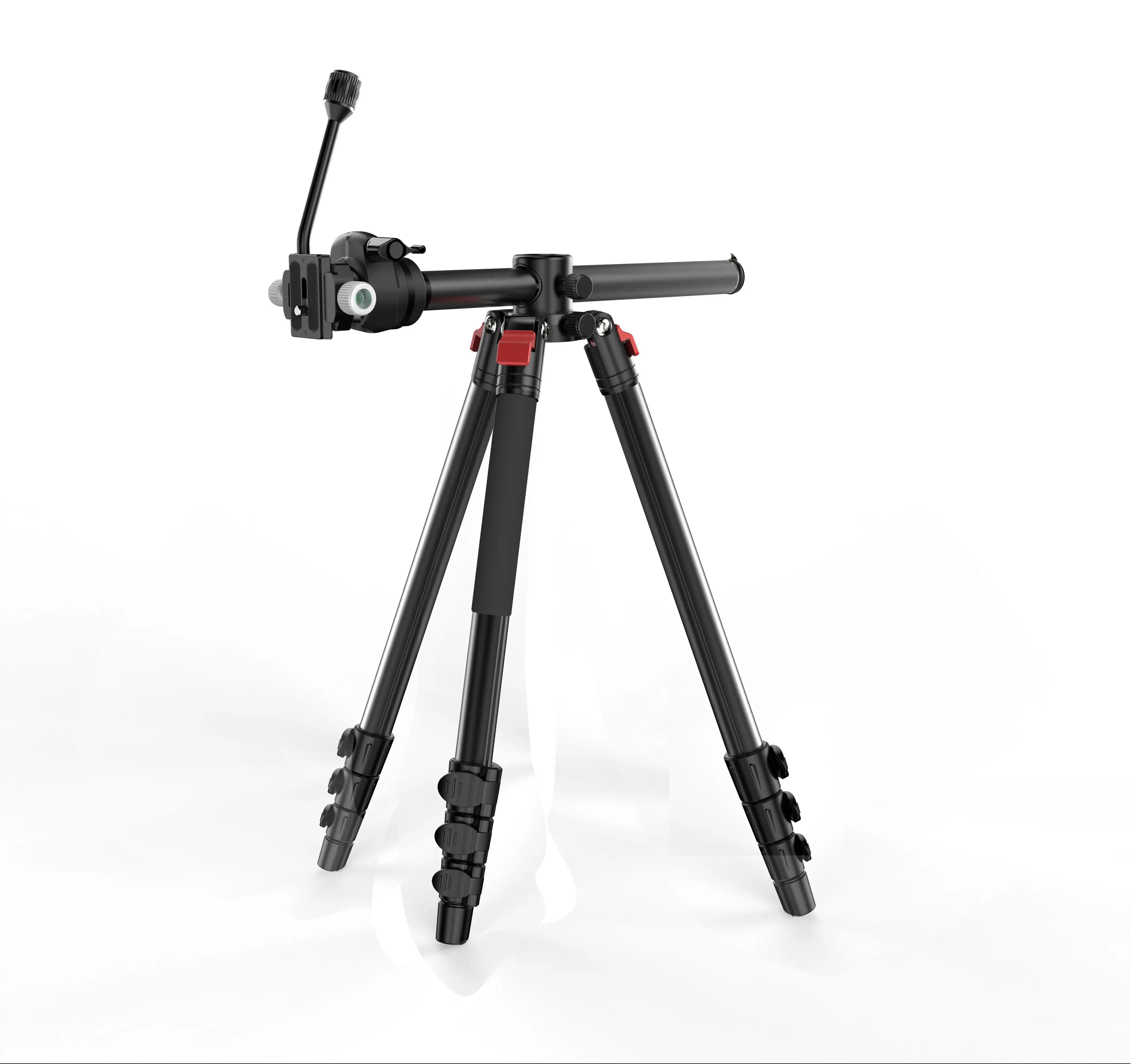 Aluminum Alloy Projector Tripod Stand Vlogging Video Dslr Camera Professional Tripod AKS264F+LG36