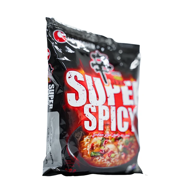High Quality Korean Products Customized Instant Production Super Red Super Spicy Noodles 120gm (Single)