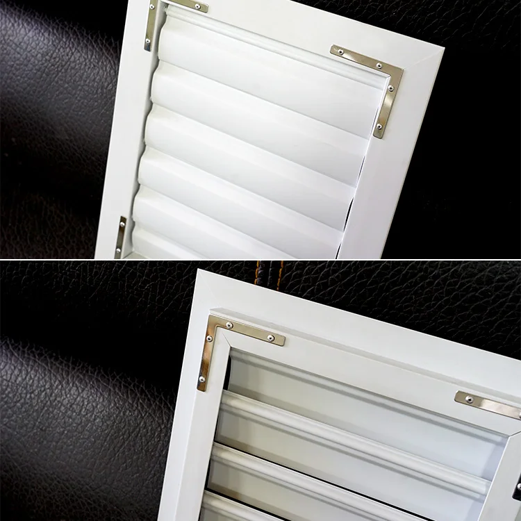 Amazon Wall Mounted PVC Shutter Industrial warehouses PVC Ventilation Shutter PVC window shutter for poultry house ventilation