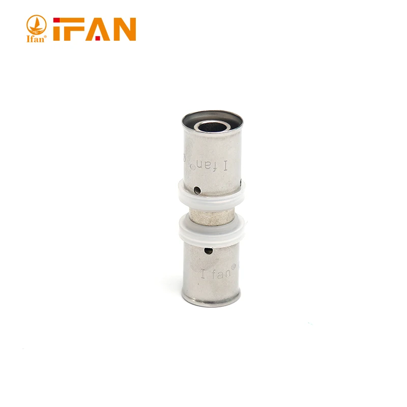 Ifan Hot Sale White Color Reduce Socket 20mm-32mm Pex Fittings Brass Press Fitting  Machine