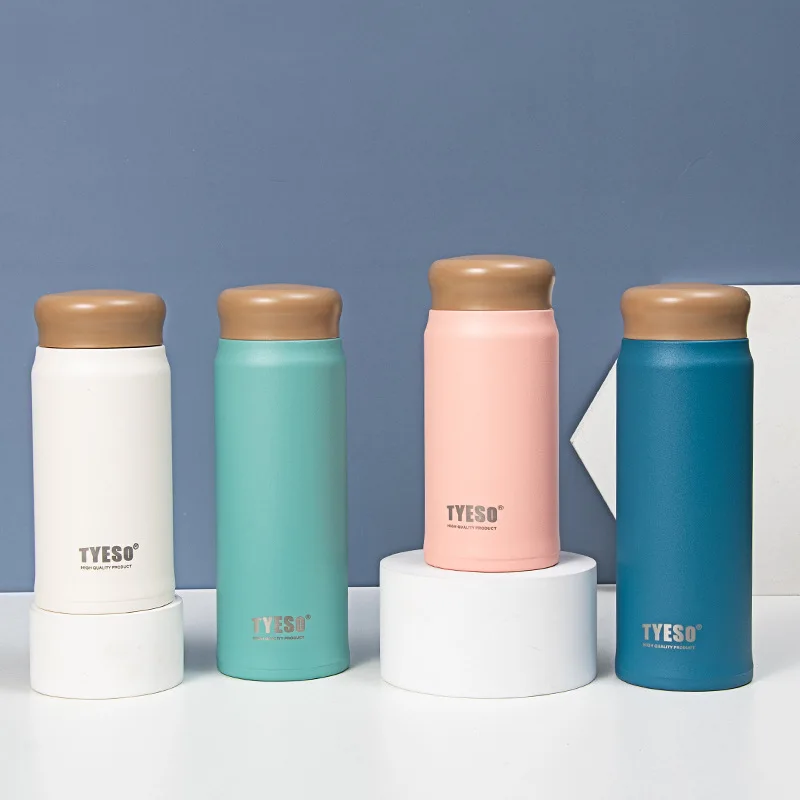 Portable Stainless Steel Double Coffee Thermos Mug Car Vacuum Flask Outdoor Travel Insulated Bottle With Handle