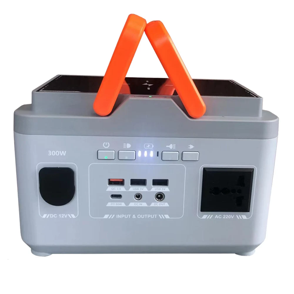 110v 220v 200w  500w LiFePO4 Solar Inverter Generator for Camping RV Traveling Portable Power Station