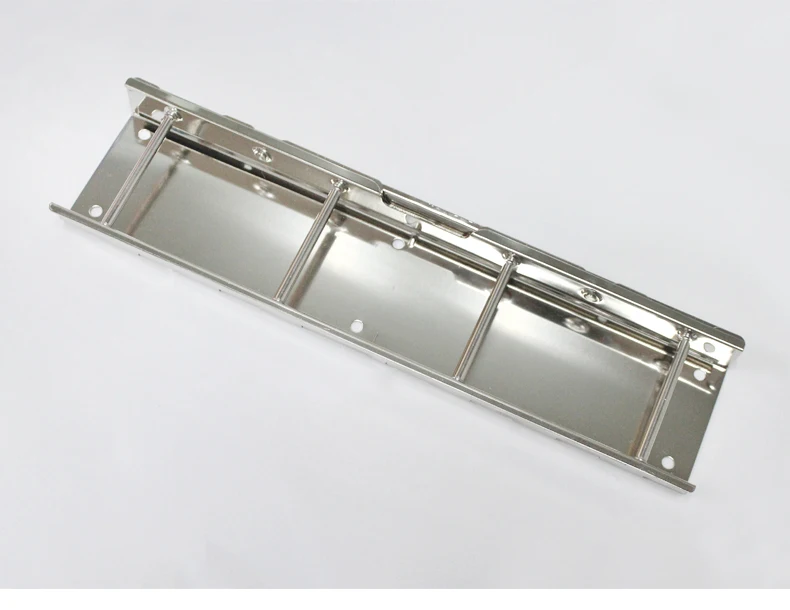 Fancy Hardware 60mm 4-Pipe Binder Clip Nickel Plated Strong Tube for File Folder for Stationery Use
