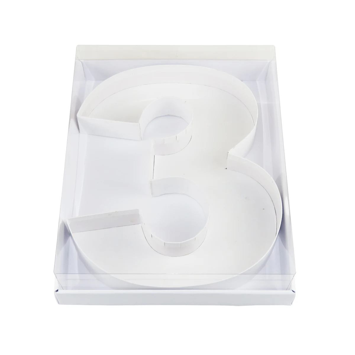 Подарочная картонная коробка для писем в виде цифр, 12 дюймов