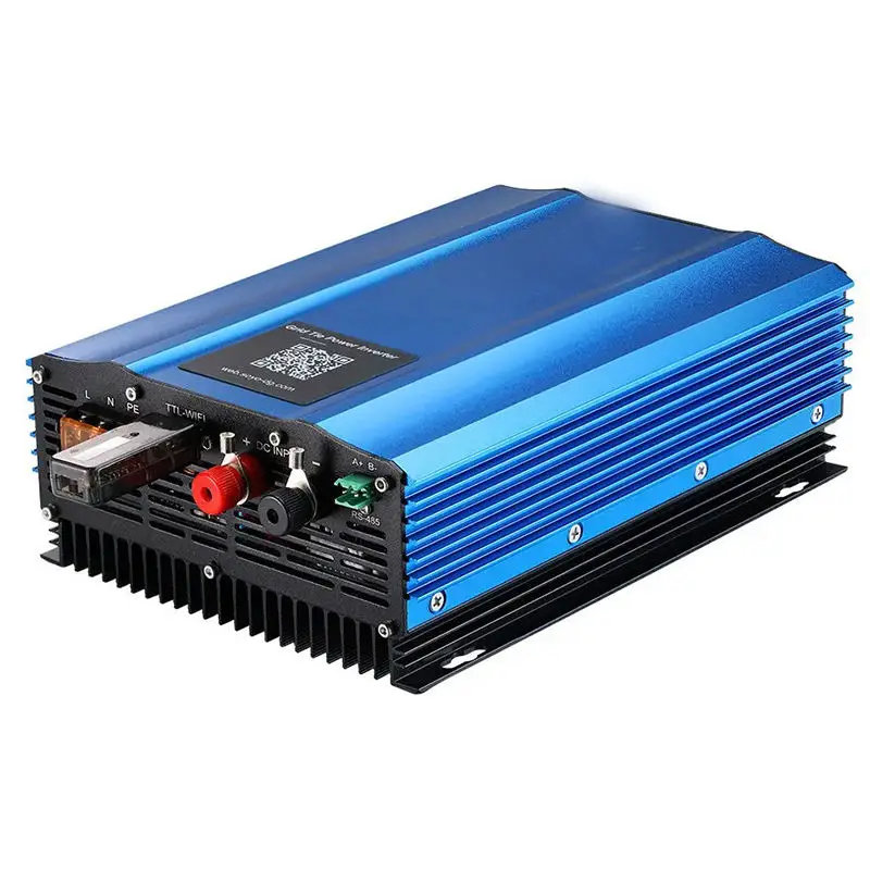 1000 Вт 1200 Вт Солнечный сетевой инвертор DC24V 48V 72V 96V AC110V AC220V с датчиком ограничения Wi-Fi