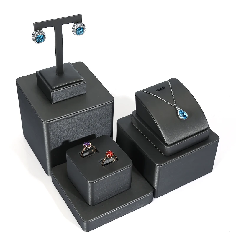 DIGU Luxury jewelry display set custom variety rings pendants bracelet Jewelry display tray display props sets