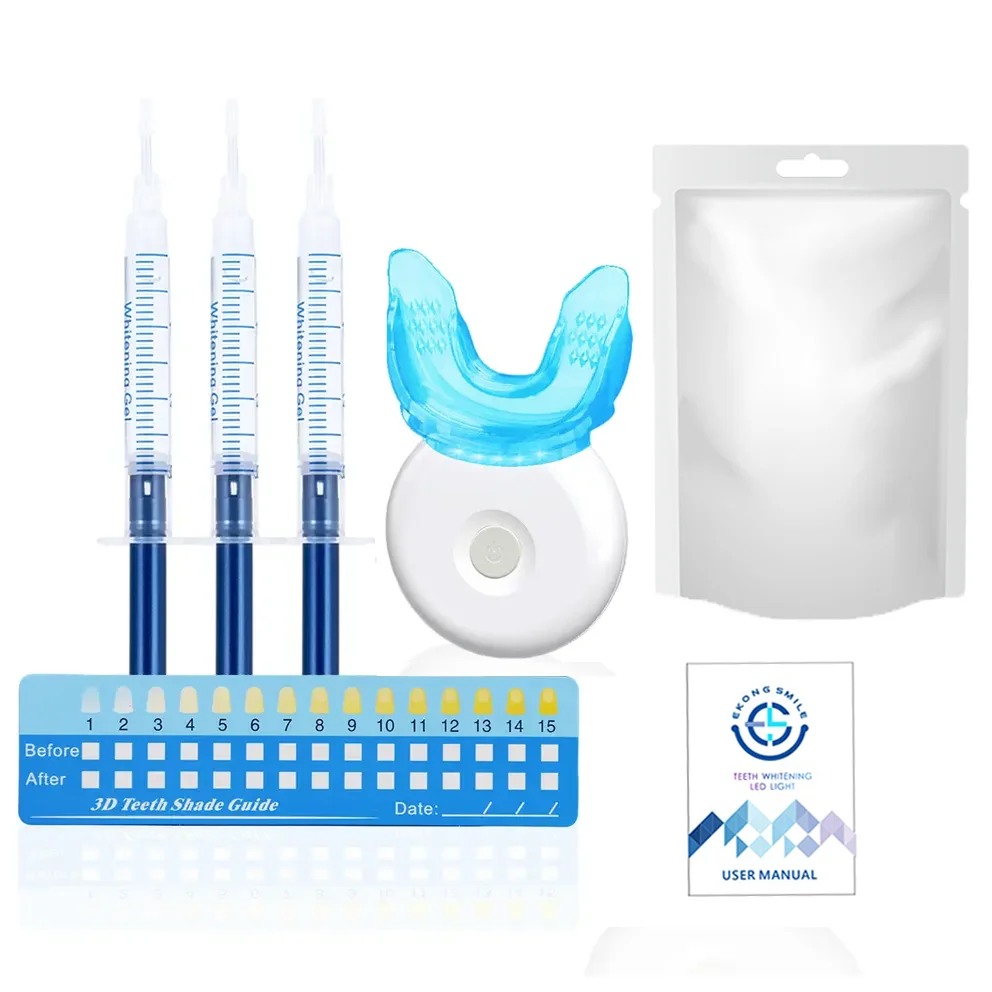 2024 best seller wholesale professional teeth whitening kits ce approved OEM private logo USB led light peroxide for Clinic home