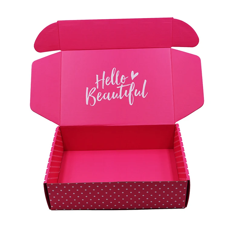 Custom Private Label Corrugated Carton Box Cheap Personalized Ecommerce Mailer Mailing Shipping Gift Paper Packaging Boxes