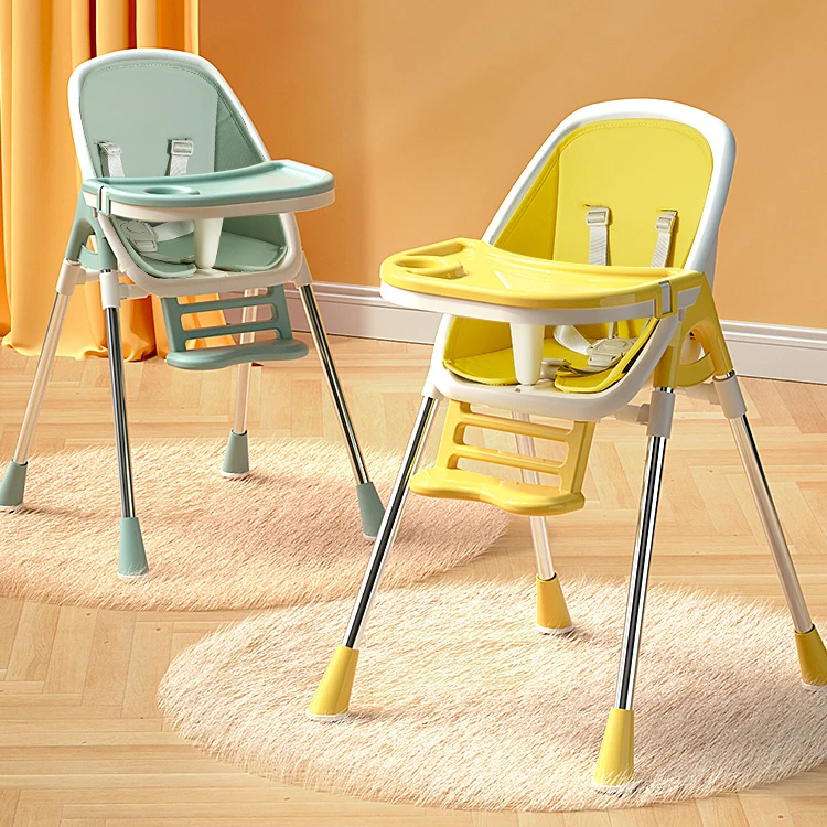 Wholesale Portable Plastic High Chair Baby Feeding Baby Chair High Dining Chair For Child
