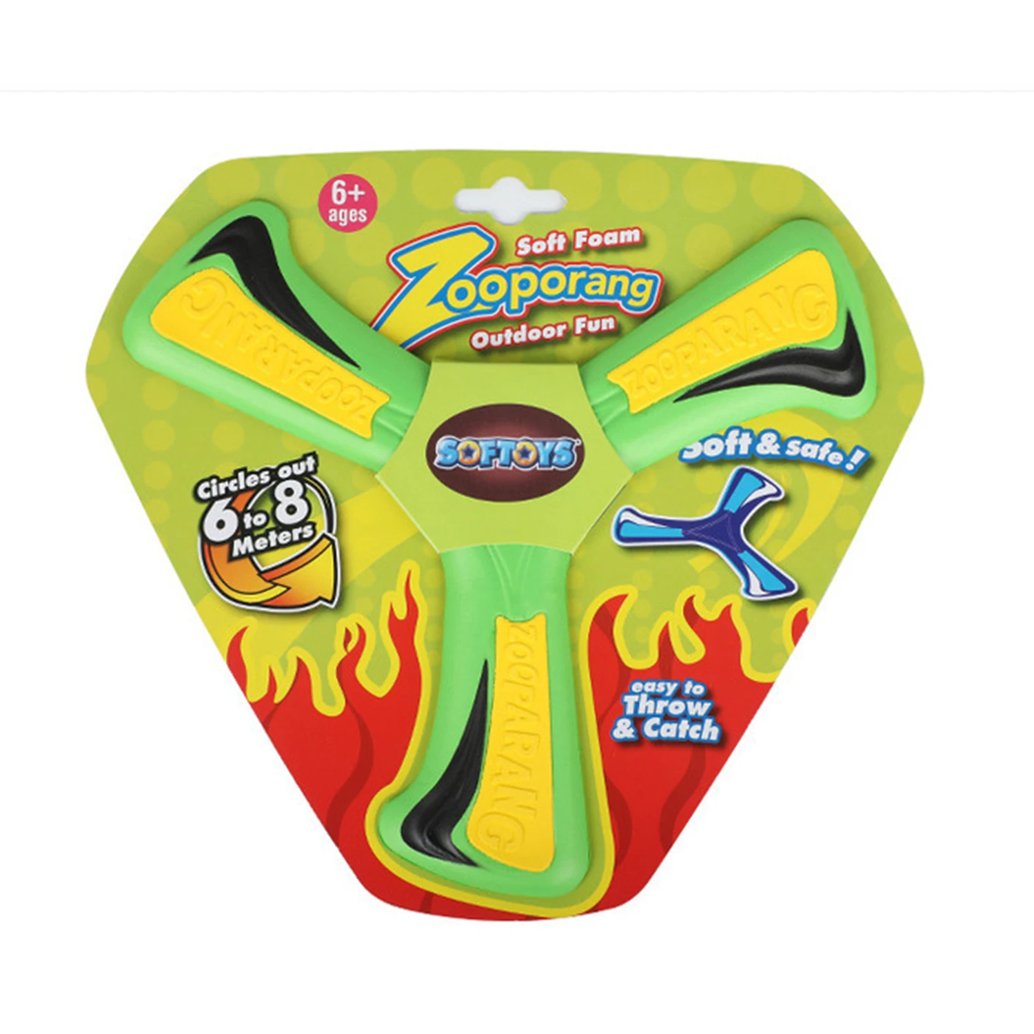 Fun Easy to Throw Boomerang for Kids Adults It Really Does Fly Back Soft Foam Design Allows for Safe Play Soft Impact  Outdoors