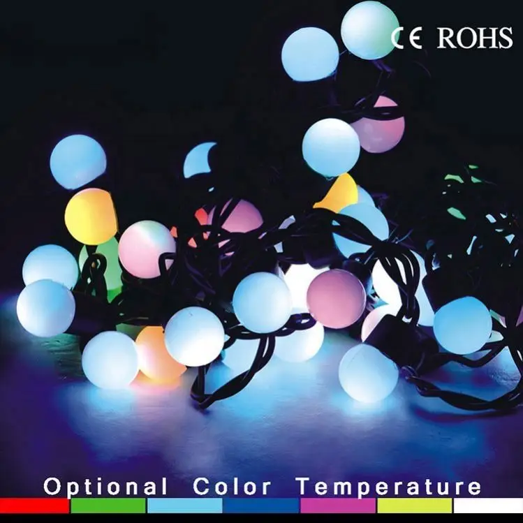 Indoor Outdoor Waterproof Connectable Serial Led String Merry Christmas Lights Out Door Light Strings