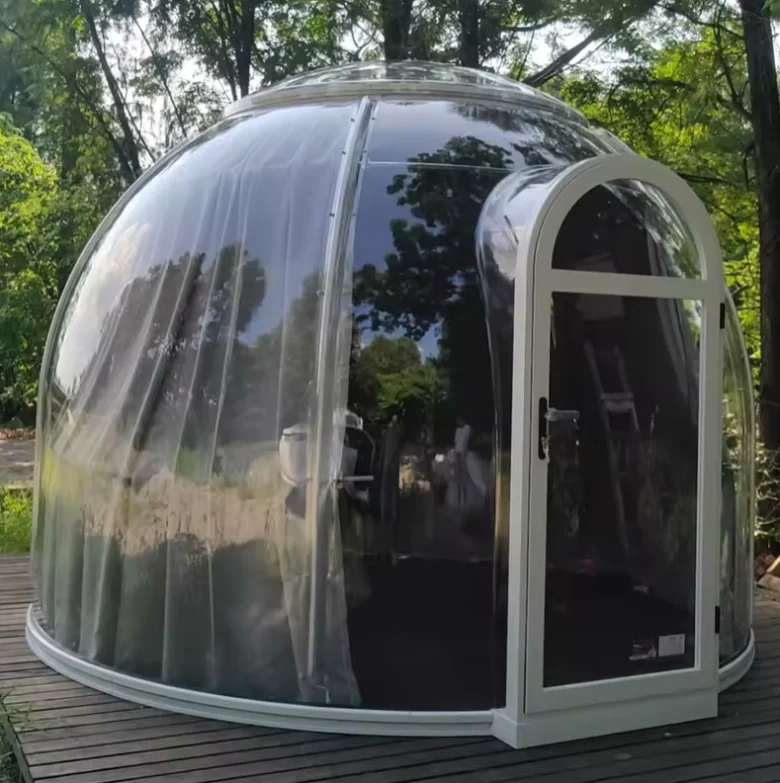 Wholesale Price Bubble Transparent Luxury Tents Hotel Pc Domes Polycarbonate Starry Sky Bubble Room