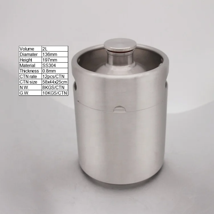 
2L/3.6L/5L/10L Mini simple Tap System for Keg Beer Growler Home brew 