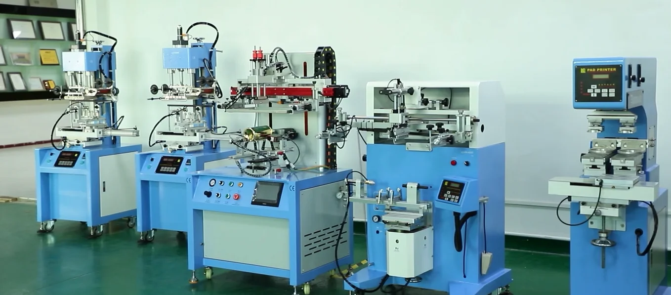 LC Brand CNC Servo Cylindrical Shampoo Cosmetic Container Plastic Beer Glass Bottle Screen Printing Machine