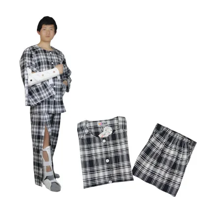Clothing Patient Care Pajamas Easy to Wear Off Clothes for Disability Elderly Surgery Patients Nursing Suit