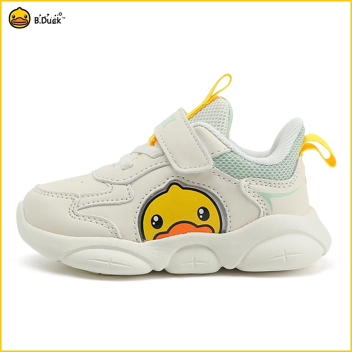 B.Duck Baby Flat Sneakers Factory Direct Wholesale Durable Shoes with Cute Duck Pattern Fashion Design