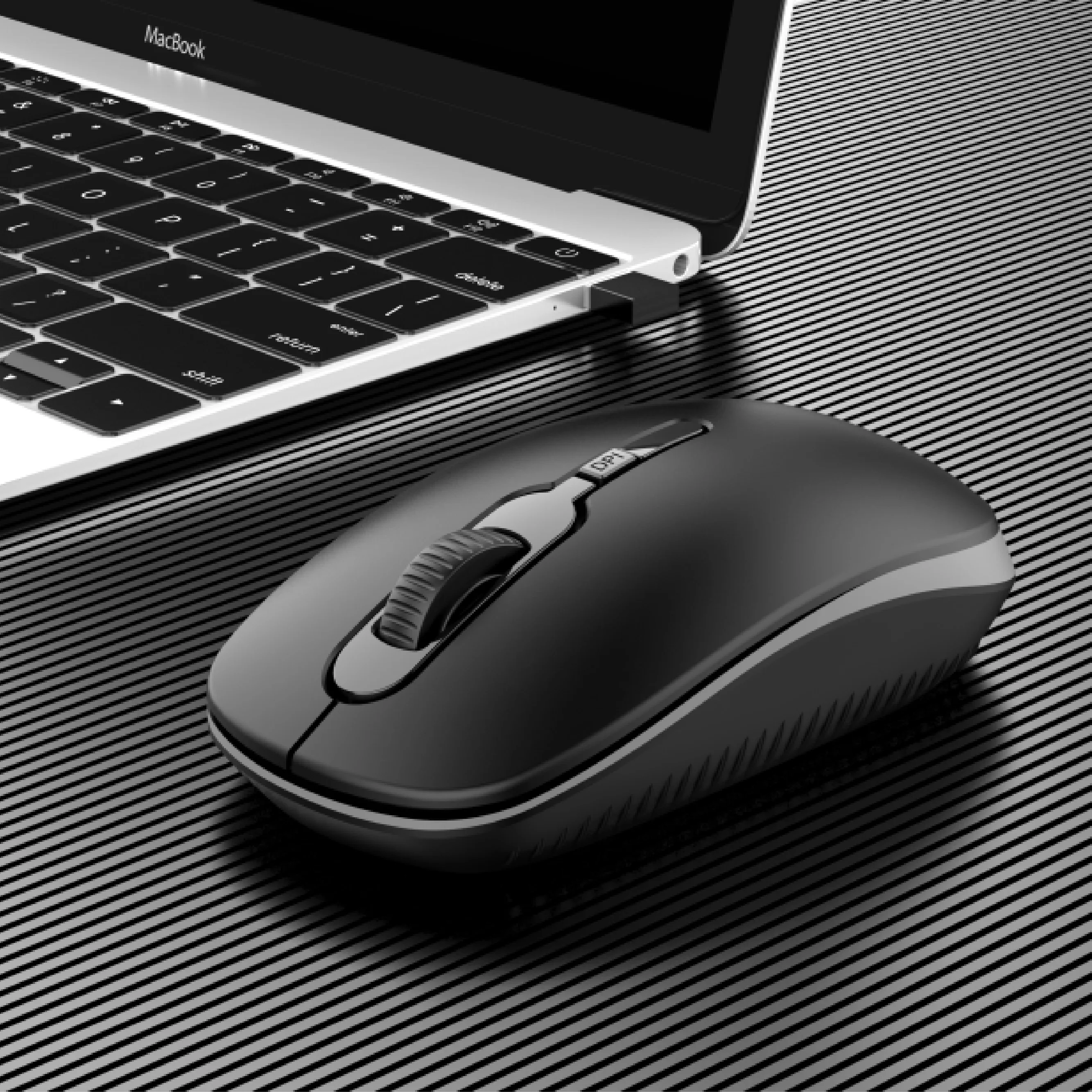 Беспроводная мышь 2,4 ГГц для ноутбука, настольного ПК, портативная мини-мышь, компьютерная мышь