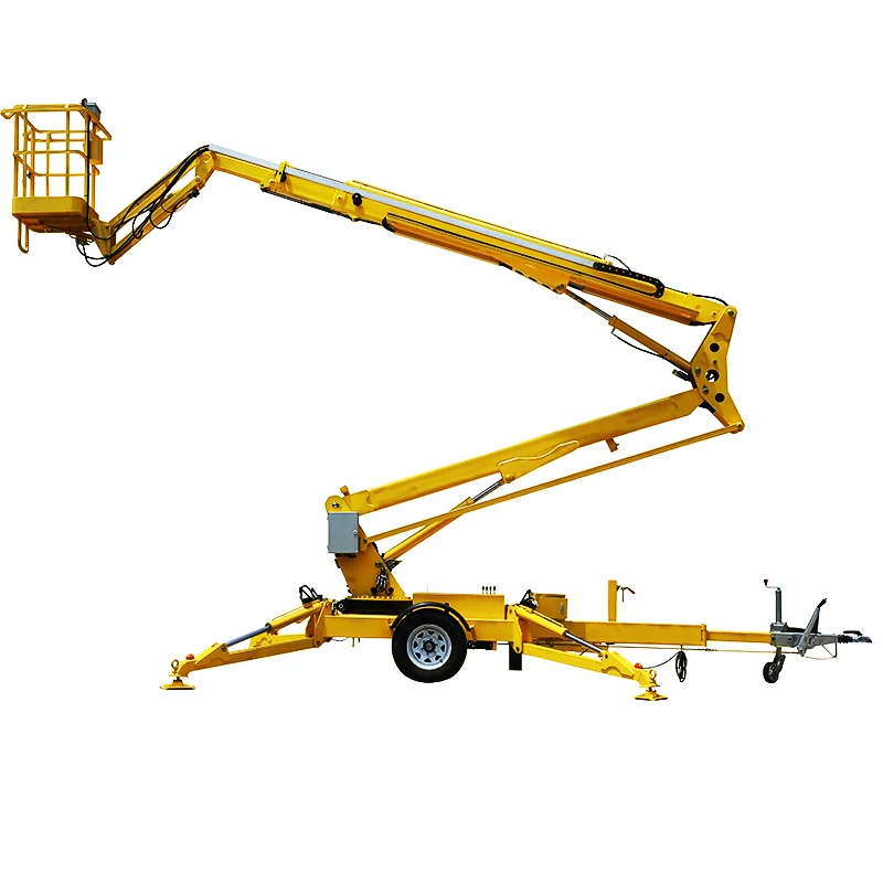 China 16m spider manlifter telescoping towable Self Propelled Articulated Spider Boom Lift Aerial Work Platform
