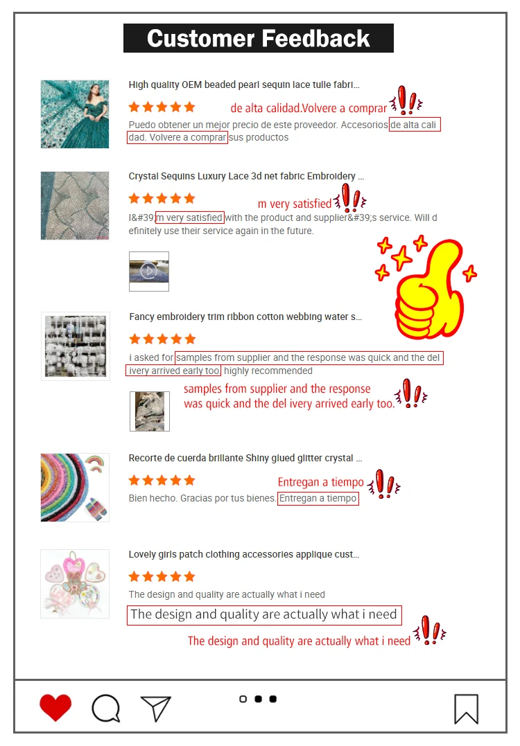 Colorful Polyester Lace Trim Veil Floral Rose Embroidery Lace Trim Wholesale Custom DIY Sequin Beads Glitter Embroidery Trim