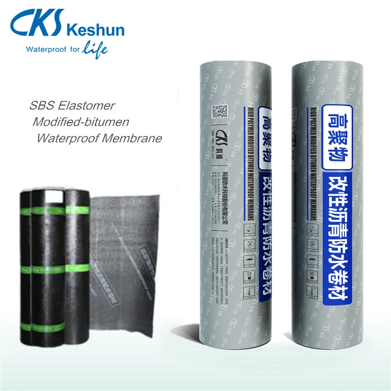 Factory direct supply modified self adhesive bituminous SBS waterproof material