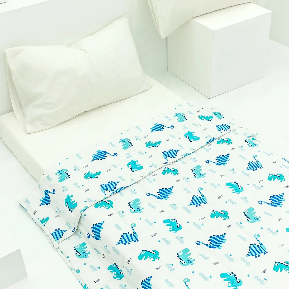  Amazon Лидер продаж дышащий хлопок Стёганое одеяло 7lbs взвешенное для
