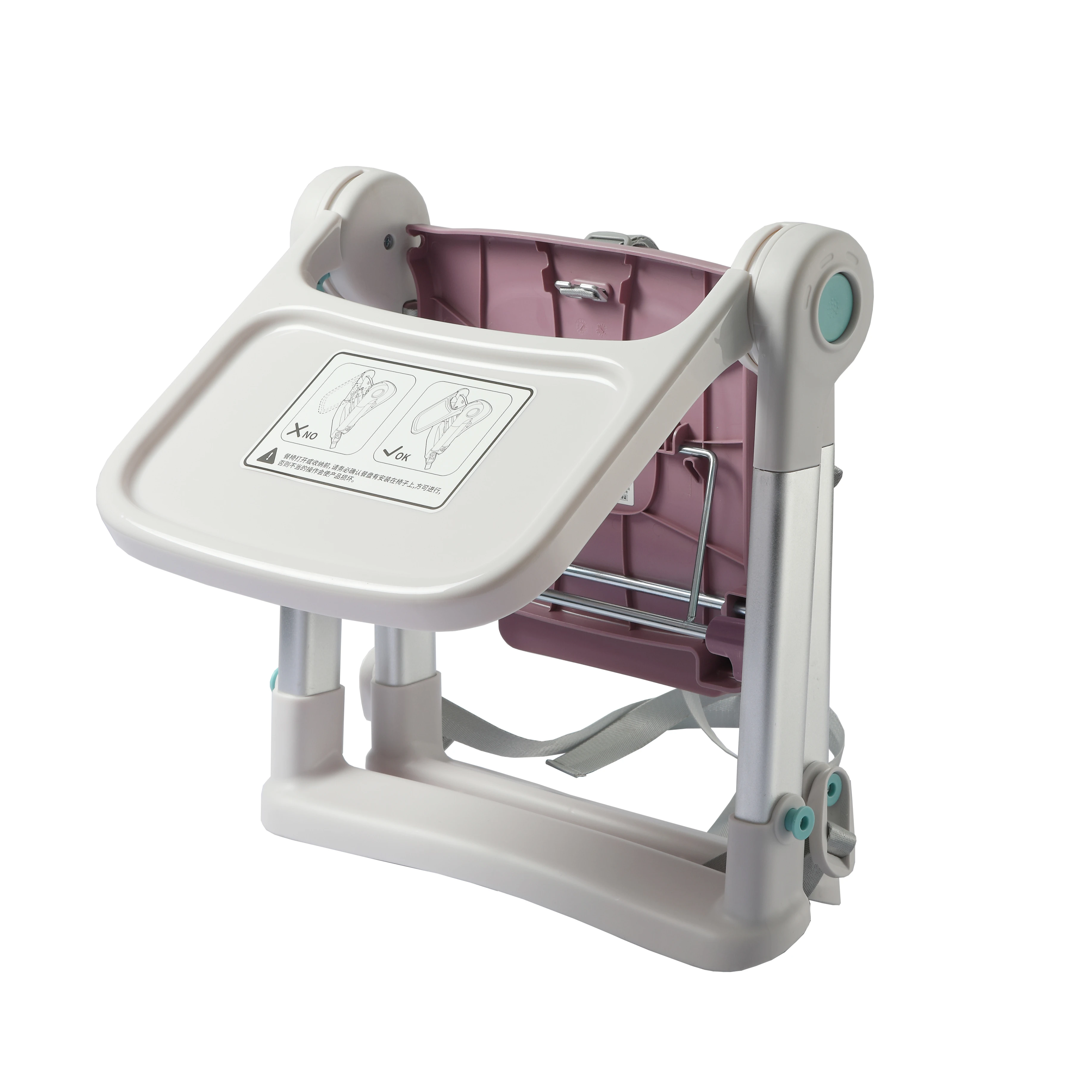 Hot Selling Restaurant Plastic Kids Child Food Eat Feeding High Dining Chair, Multifunction Baby Feeding Eating Highchair