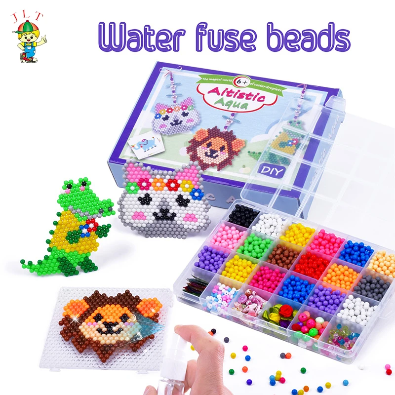 Good Quality Crafts Children Educational Toys Hama Fuse Beads Kids Creative Diy Plastic Diy Magic Beads
