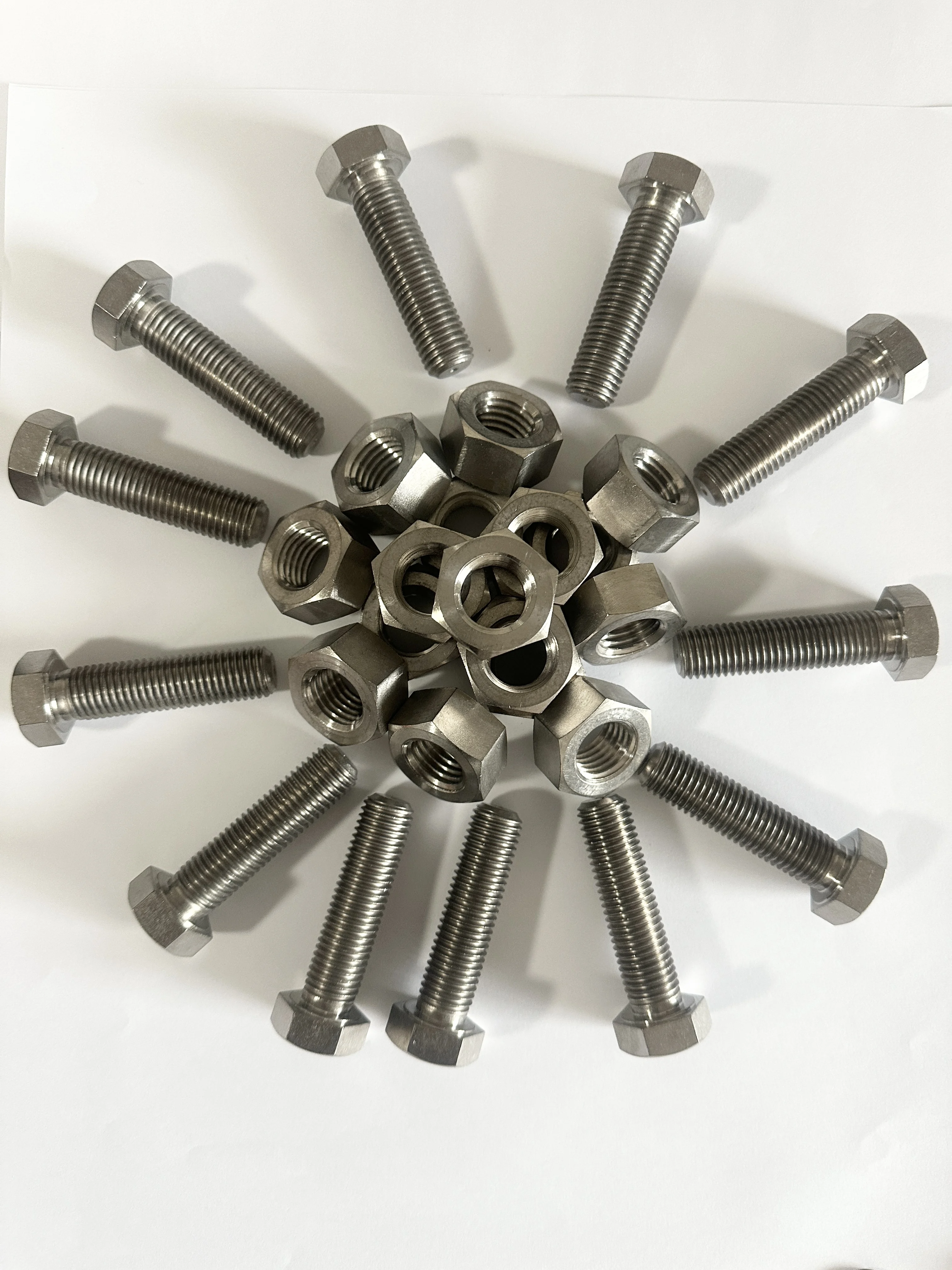 Manufacturer Customized CNC metal machining stainless steel titanium iron screw  gasket