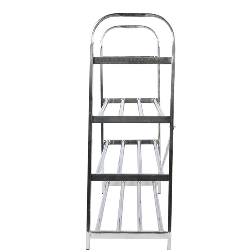 Factory Direct Sales Boutique Commercial Stainless Steel Easy to Install Shoe Racks Shelf for Shops