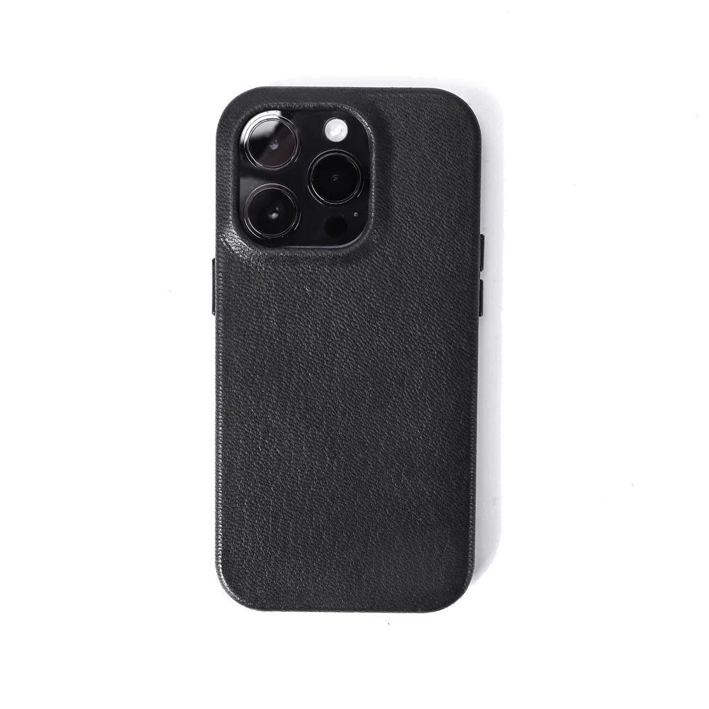 Zenos Luxury Genuine Leather Phone Case Custom Printed Deerskin Accessory for iPhone 13 Pro Max & 14 Latest Design