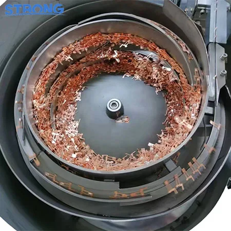 Large Capacity Manufacturer Vibration Bowl Feeder Nuts Screws Pin Small Metal Parts Vibratory Bowl Feeder With Linear Feeder