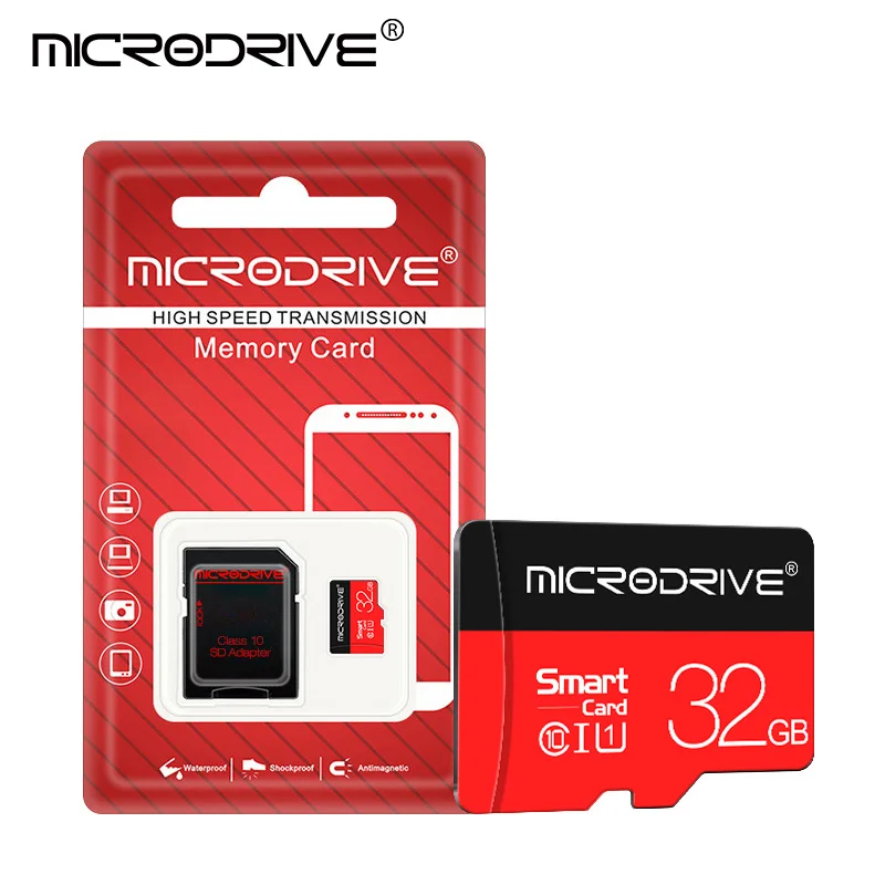 Оптом Microdrive Фирменная Новинка SD карты памяти 1 Гб 2 ГБ 4 8 оперативной 16 встроенной 32 64 128 256 512 ТБ свободный изготовленный на заказ логотип C10 слот для