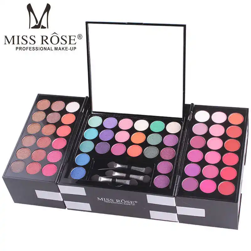 MISS ROSE 142 multi-Colors Make Up Matte Pallet Eye Shadow Eyeshadow Palette Makeup Shadows Palette Kit Cosmetics Set