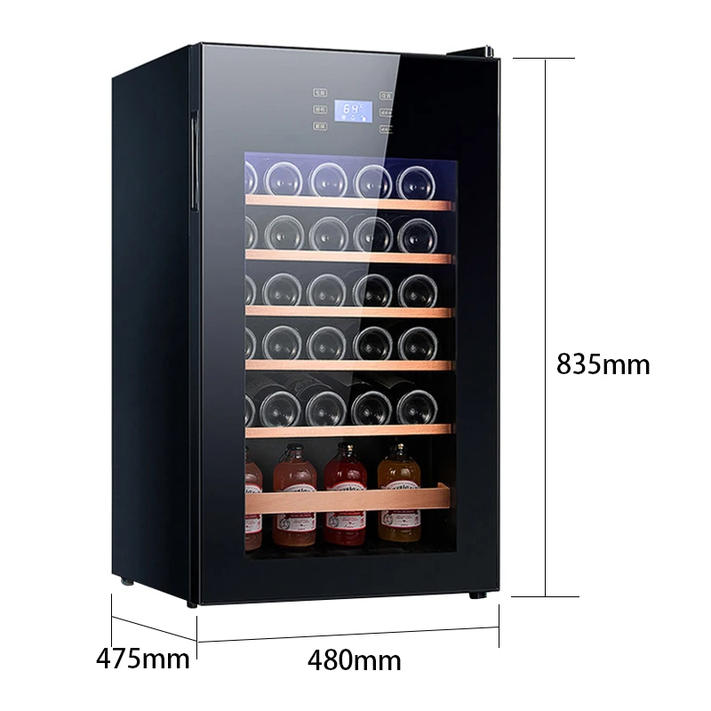 33 bottles wine fridge Luxury electronic refrigerated bar wine cabinets with wine fridge