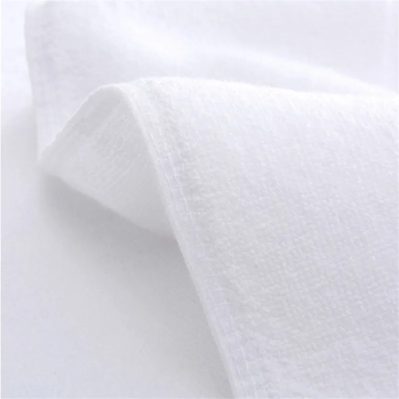  Нескользящий коврик с логотипом на заказ 100% хлопок белый цвет 50x80 для отелей и спа-ванн