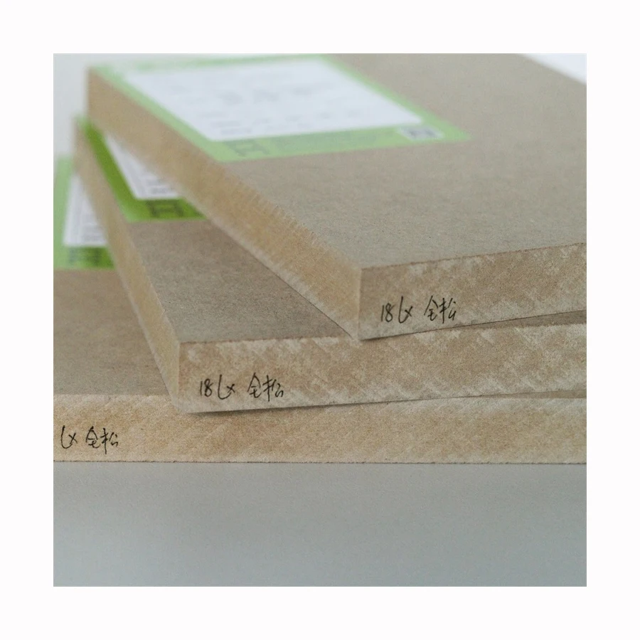 Hdf High Quality OEM Cutting Size 3mm 6mm 12mm 15mm 18mm 100% Pine Fiberboards  MDF Board for Furniture