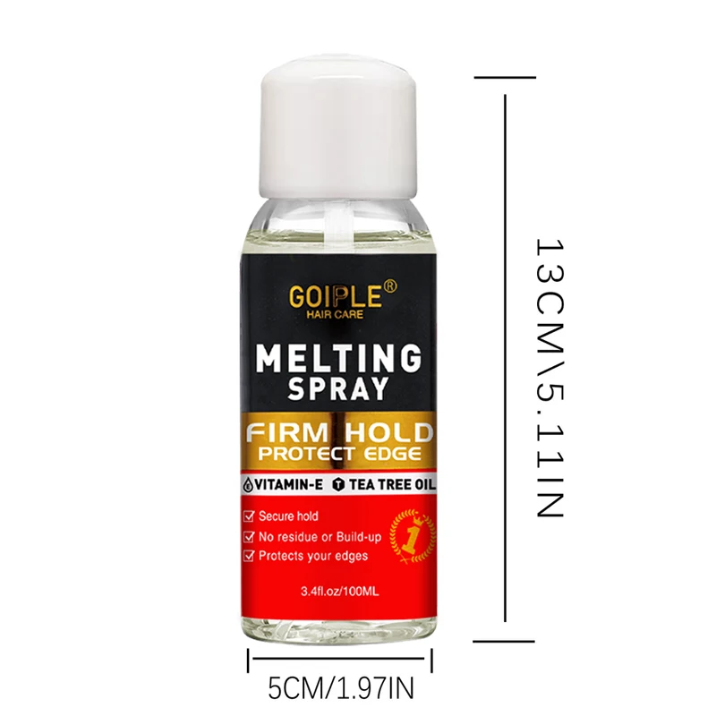 Wholesale Glueless Hair Glue Melt Aerosol Bond for Wig Front Private Label Temporary Hold Lace Frontal Adhesive Melting Spray