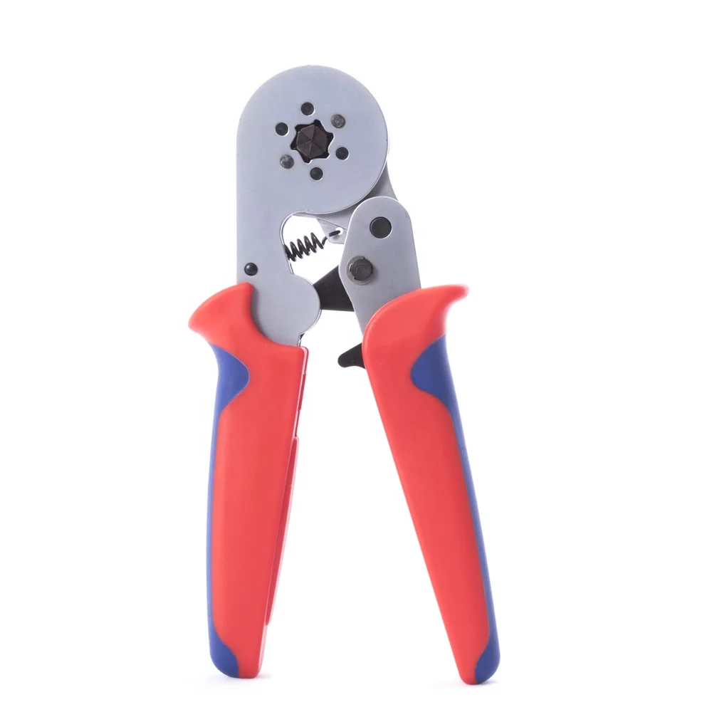 LXC8 6-6 Hexagon crimping cable ferrules crimping plier for Twin end sleeves 2*0.25-2*4.0mm2/2*20-2*11 AWG