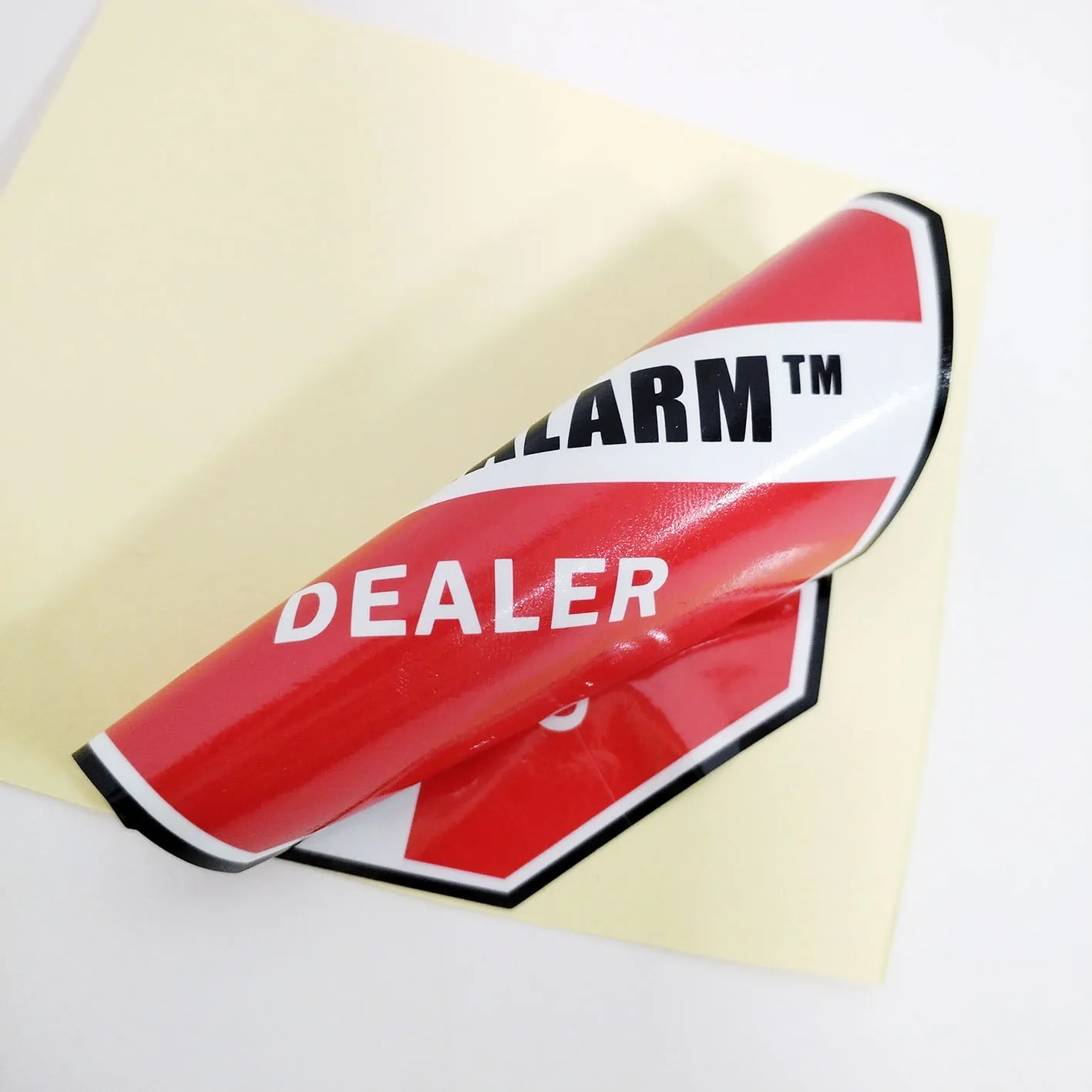 Custiom printed double sided adhesive vinyl sticker removable waterproof window glass decal stickers