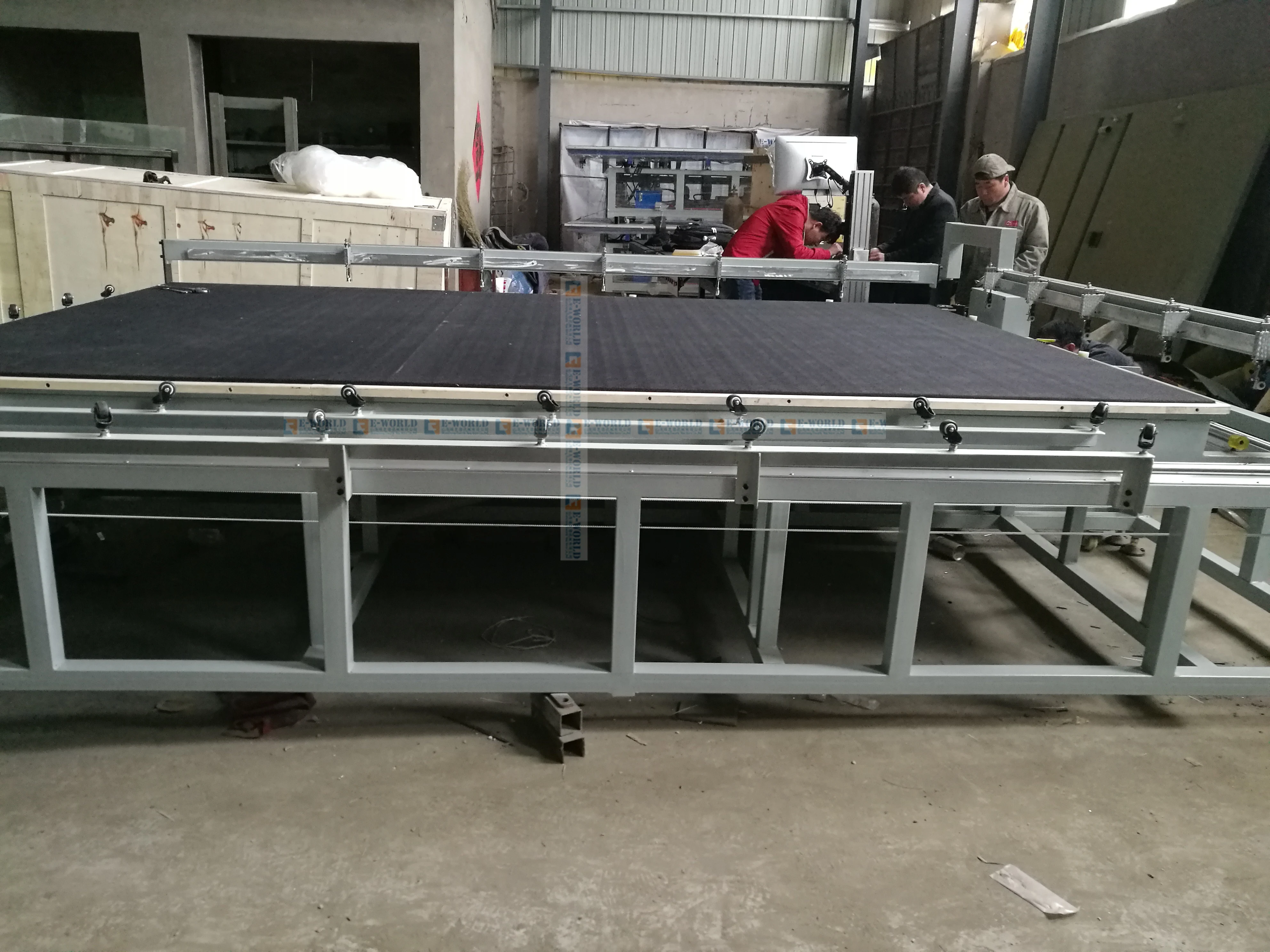 Best-selling semi-automatic glass cutting machinery Semi-automatic Glass Straight Line Cutting Table glass cutting machine