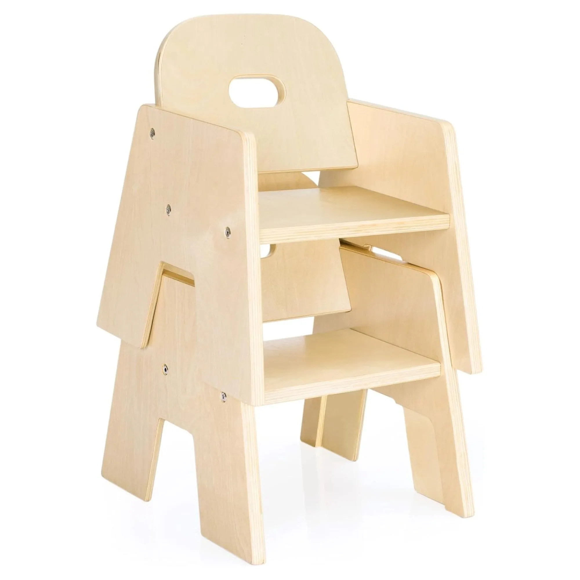 Solid Wood Round Table Set wooden baby chair bamboo Children Chair Kids Wooden Toddler Chairs