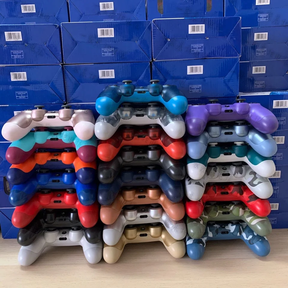 Оптовая продажа 22 цвета BT джойстик для PS4 двойная вибрация игровые контроллеры беспроводной геймпад