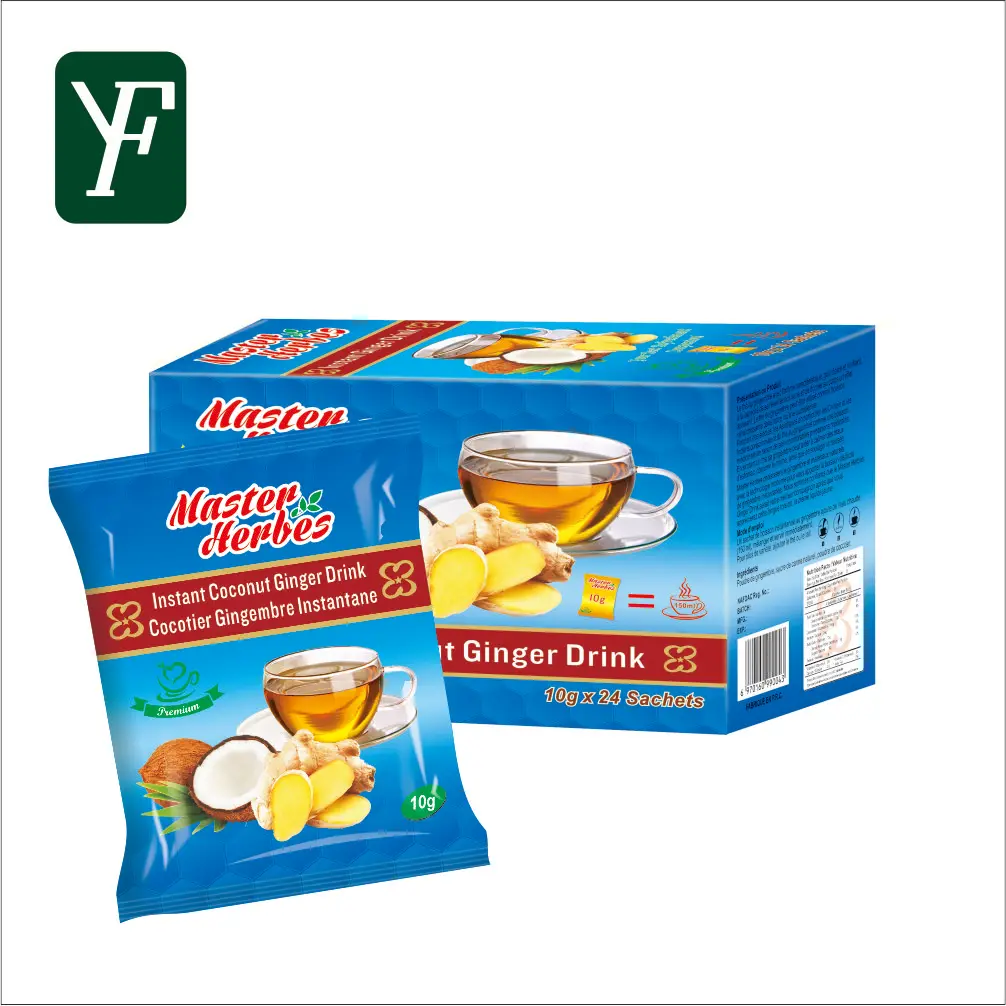 
2021 Cold Winter Good Taste Coconut Ginger Instant Warm Drink 