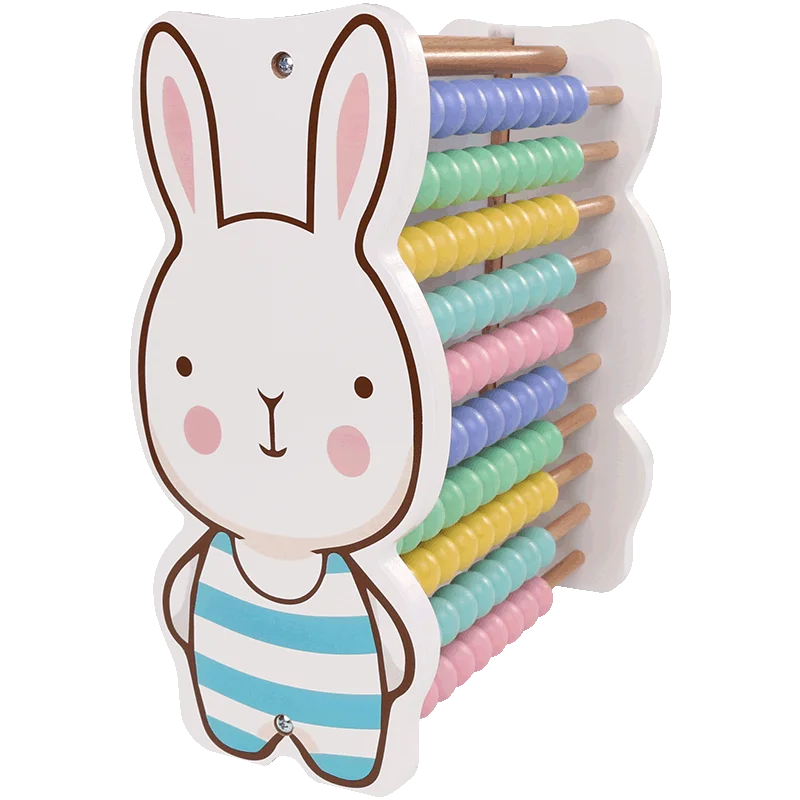 2024 детская деревянная полка с кроликом