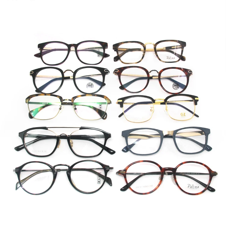 Wholesale Promotional Cheap stock assort spectacle frame mixed colors CP optical acetate eyeglasses frames